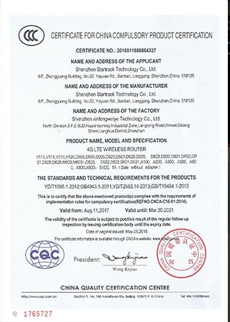 Patent certificate