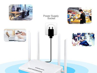 What are the features of LTE wireless router mc118?