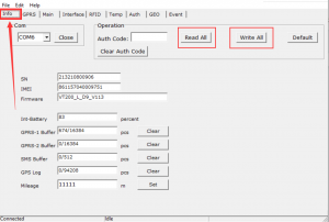 istartek gps parameter