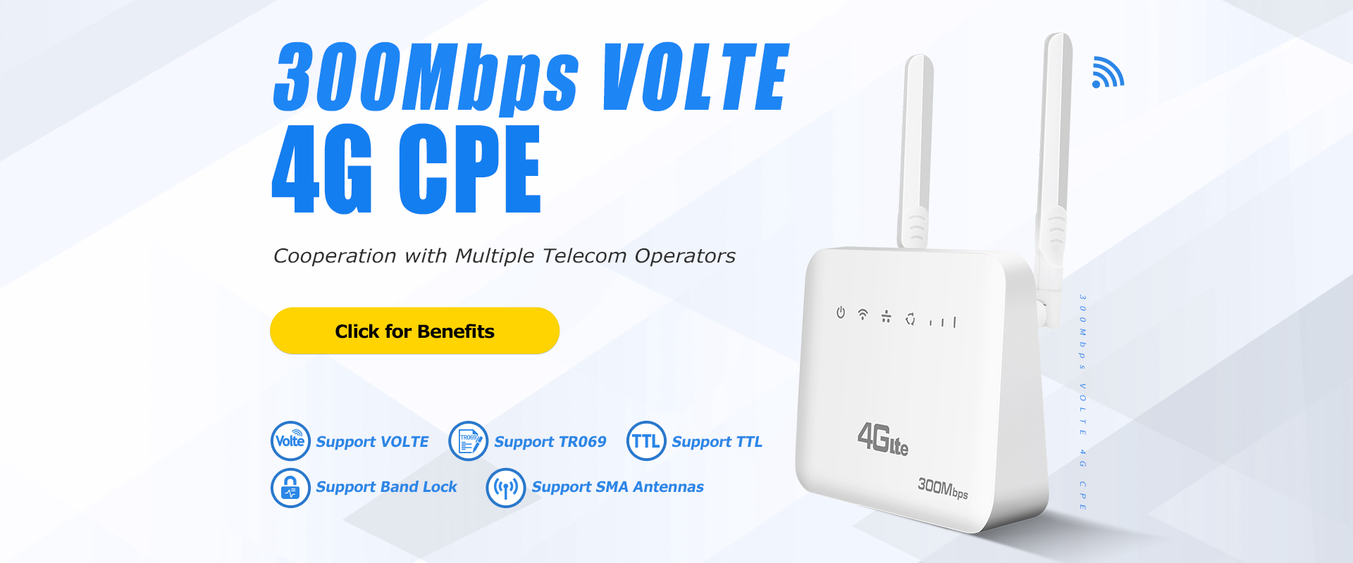 TC20 4G SIM Card Router CPE Wireless