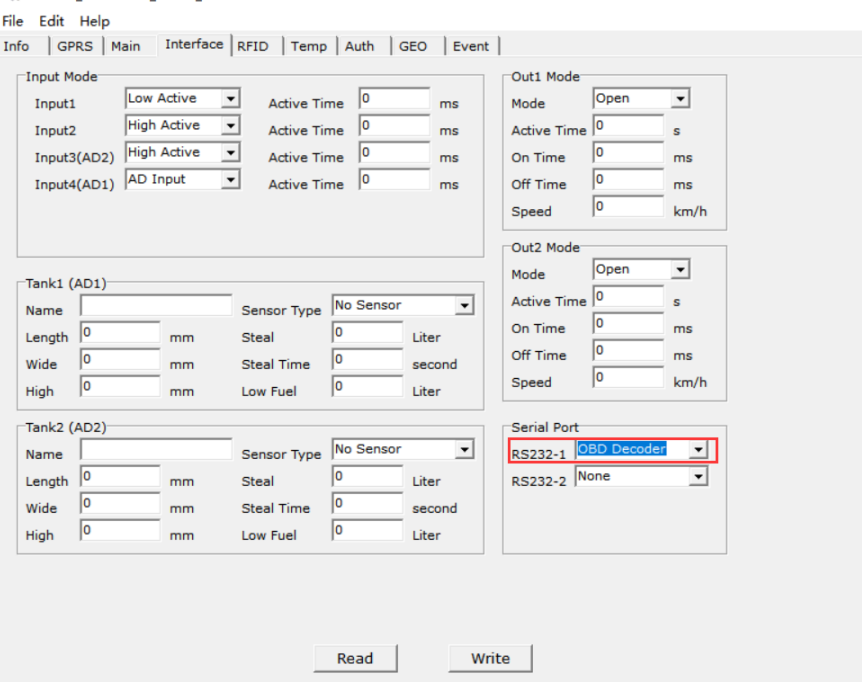 parameter tracker