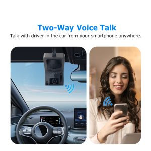 two way communication dash cam
