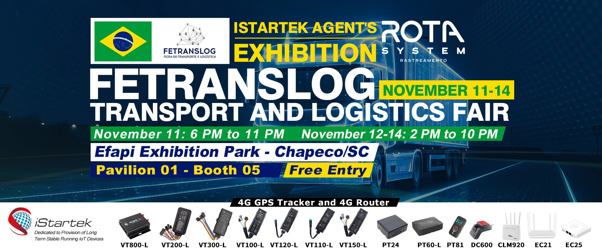 brazil exhibition gps tracker